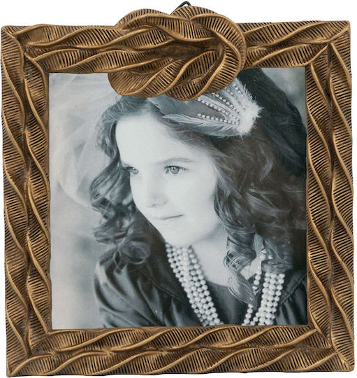 Artekko Plastic Photo Frame With Gold Frame