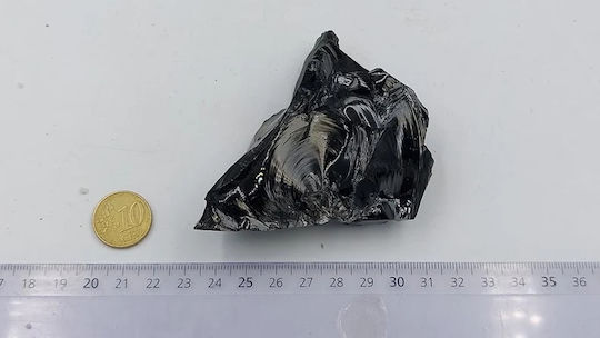 Raw Black Obsidian