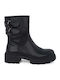 Leather Women's Ankle Boots Black