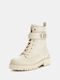 Stiefeletten Damen Weiß