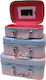 Extralink Lifestyle Damen Make-up Zubehör Organizer Fall 3-in-1 251 Ex.37780