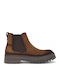Suede Brown Chelsea Boots