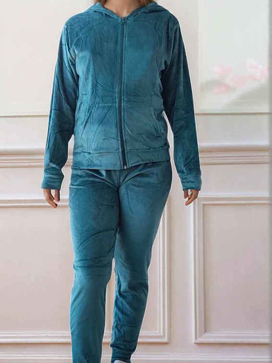 Remix Women's Green Set with Pants with Elastic...