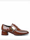 Δερμάτινα Γυναικεία Loafers σε Ταμπά Χρώμα