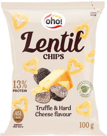 Oho Kartoffelchips 100gr Trüffel & Hartkäse
