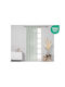 Easy Home Vorhang mit Grommets Horn Grüne 140x260cm