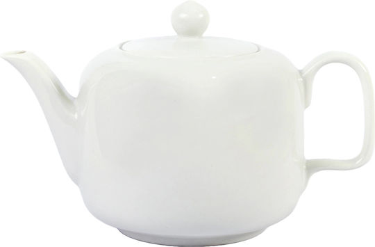 Madras Teapot Ceramic White 850ml