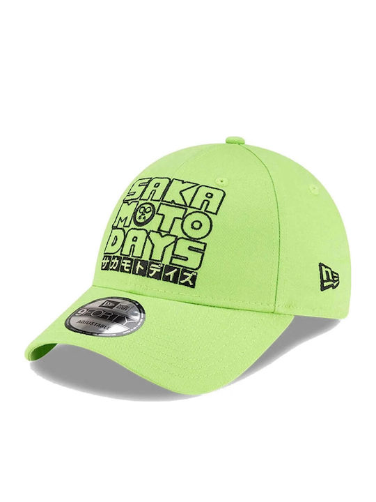 New Era X Netflix Sakamoto Days Wordmark 9forty Adjustable Cap Шапка Зелен 60771244