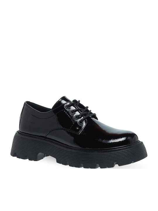Oxfords pentru femei în Negru Culore