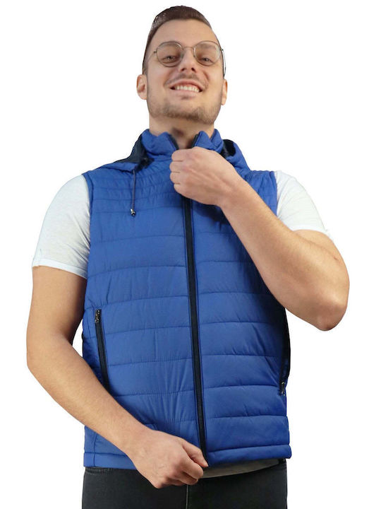New Company Безръкавно Puffer Мъжко Яке Синьо Роял