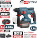 Bormann Pro BBP5301X44CA Demolition Hammer Battery Brushless 20V 2x4Ah with Chuck SDS Plus 084921