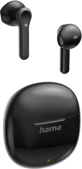 HAMA Action One Earbud Bluetooth Handsfree Earphones with Charging Case Black
