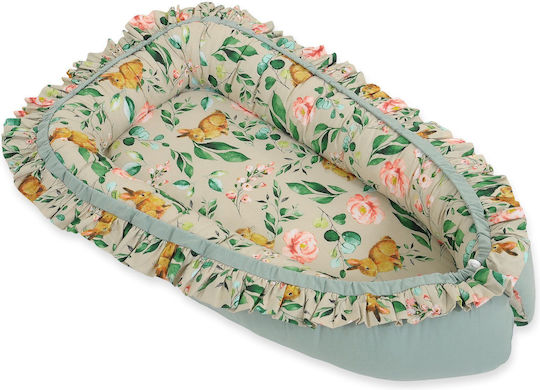 Bobono Baby Nestkissen Rabbit With Flowers