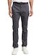 'travis' Hose Chino in Schlanker Passform Classic Dark Grey