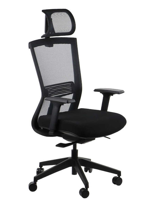 Hope Reclining Office Chair with Adjustable Arms Black 389 Stema