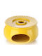 Madras Candle Holder suitable for Tealights in Yellow Color 1pcs