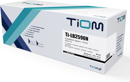 Tiom Brother 2590n Tn2590 1200 Pp Schwarz Drucker-Toner