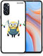 Husă Oppo Reno4 Pro 5g de Crăciun cu Lumini Minion