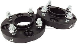 20mm Wheel Spacers Japan Racing 4x108 Center 63.4mm Al 6065 Black 2 Pcs Jrwa3-20mm-4f-63bk