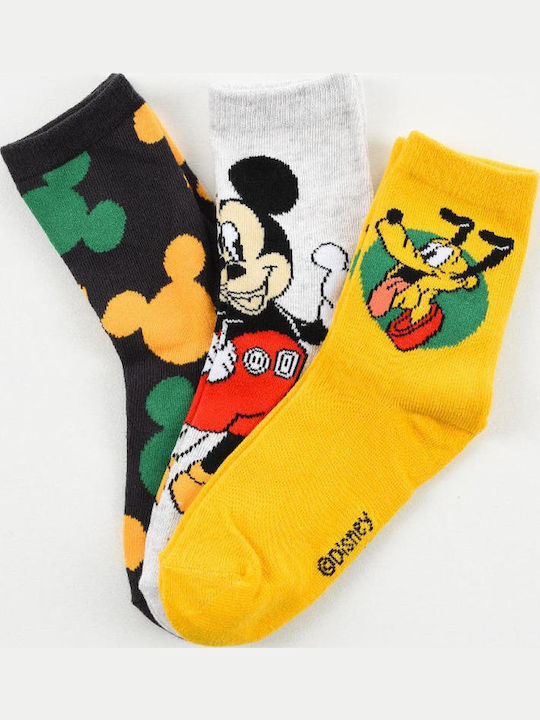 Superheroes Kids' Socks Black 3 Pairs