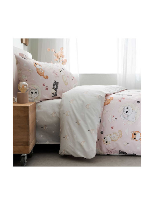Vesta Home Single Cotton Sheets Set with Elasti...
