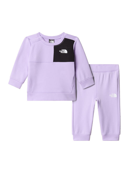 Set Trening Pentru Copii Violet 2 Bucăți Performance Fleece Twopiece Set