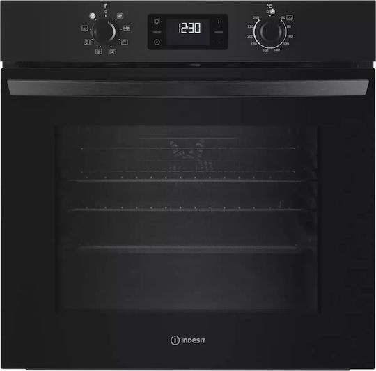 Indesit Φούρνος άνω Πάγκου 71lt Π56εκ. Μαύρος