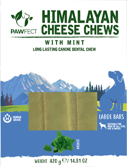 Pawfect Dog Treat Grain & Gluten Free with Mint, Mlik and Cheese 140gr