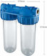 Atlas Filtri Senior Duplex Plus 3P BFO SX TS Water Filtration System Double Central Supply Micron 3/4'' 5-0271