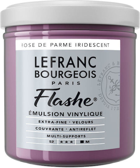 Lefranc & Bourgeois 125ml Flashe Acrylic 839 Series 2 Pink De Parme Iridescent Special Craft Paints