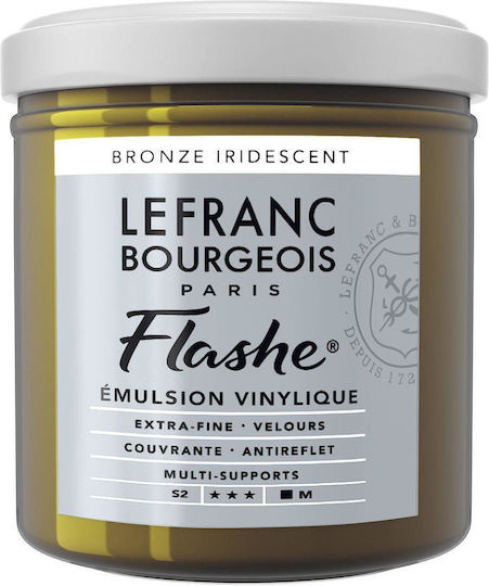 Lefranc & Bourgeois 125 мл Flashe Акрил 837 Серия 2 Ирисиращ Бронз