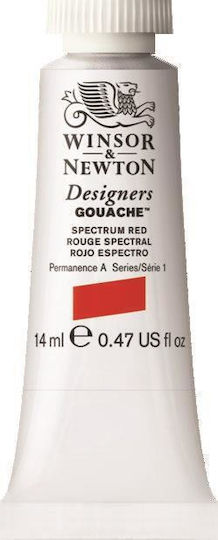 Winsor & Newton Τέμπερα Ζωγραφικής Spectrum Red σε Σωληνάριο 14ml