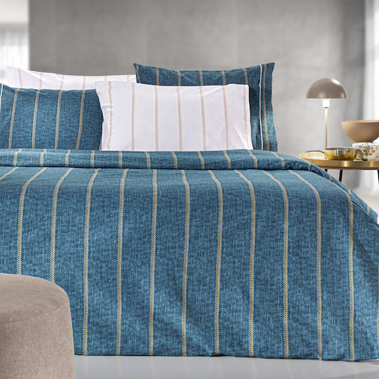 Guy Laroche Sheet Sets Queen 240x265cm. Beverly Denim 4pcs