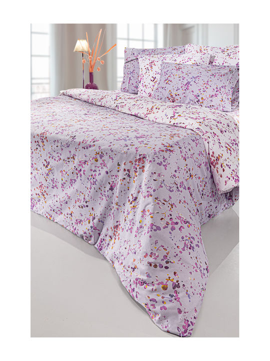 Guy Laroche Carmel Σετ Σεντόνια Υπέρδιπλα με Λάστιχο 170x200+32εκ. Carmel Melanze (4τμχ)