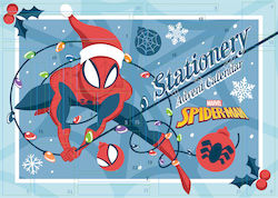 Pyramid International Advent Calendar Spiderman Stationery