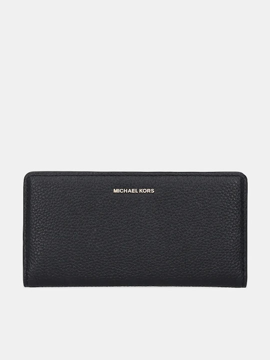 Large Leather Women's Wallet Classic Black