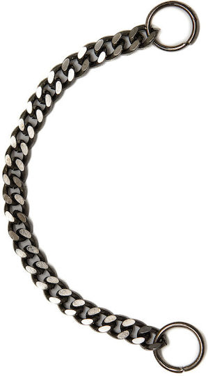 Metal Chain 0.5cm Piece 9cm End Rings Gunmetal