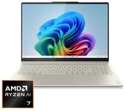 Lenovo Yoga 7 2in1 6AKP10 16" IPS FHD+ Touchscreen (Ryzen AI 300 Series-350/16GB/1.0TB SSD/W11 Home) (International English Keyboard)