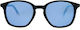 Faconnable Oval Kids Sunglasses with Mirror Lenses Black
