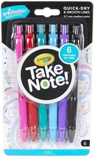 Crayola Pixuri Gel 6 Bucăți