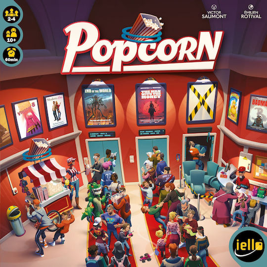 Joc de Societate Popcorn pentru 2-4 Jucători 10+ Ani 70403 Iello