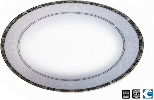 Galifas Serving Platter Oval made of Porcelain White