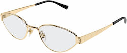 Gucci Γυναικείος Μεταλλικός Σκελετός Γυαλιών GG1853O