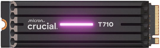 Crucial T710 SSD 2TB M.2 Type with PCI Express 5.0 Connection and Heatsink PS5 Compatible CT2000T710SSD5