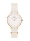 Daniel Wellington Petite Womens Watch 28mm Battery with Fabric Strap Chalk