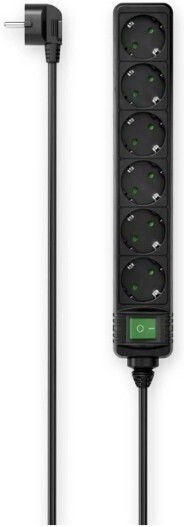 HAMA Power Strip 6 Positions with Switch and Cable 1.4m