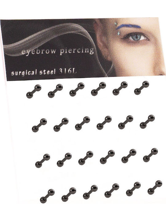 Ro-Ro Accessories Augenbrauenpiercing Schwarz