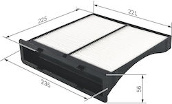 Bosch Cabin Innenraumluftfilter 1 987 432 262 Bosch Cabin Innenraumluftfilter 1 987 432 262