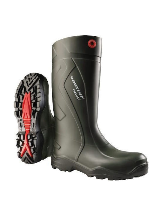 Dunlop Purofort+ O4 Non-Slip Work Wellies Knee ...