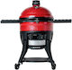 Kamado Joe Ψησταριά Κάρβουνου Kamado με Καπάκι και Καπνιστήρι